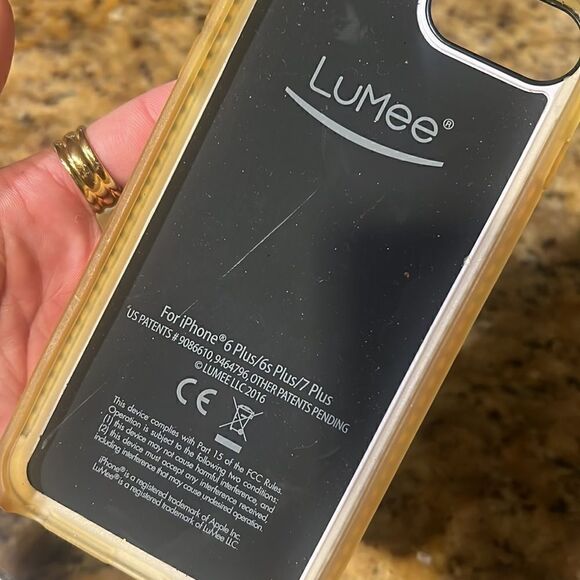 LuMee White Apple iPhone Case - For 6+/6s+/7+ - Lighted Phone Case - Picture 4 of 4